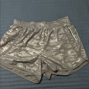 BCG Gray Camouflage Athletic Shorts
